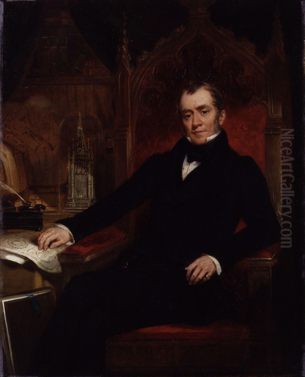 John Britton Oil Painting by John Wood