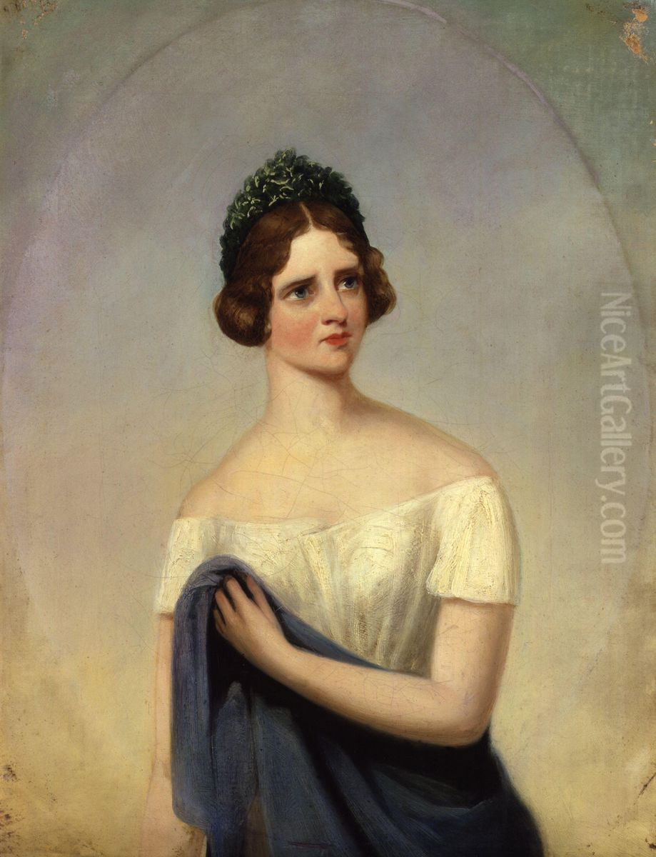 Jenny Lind Oil Painting by Alfred d'Orsay