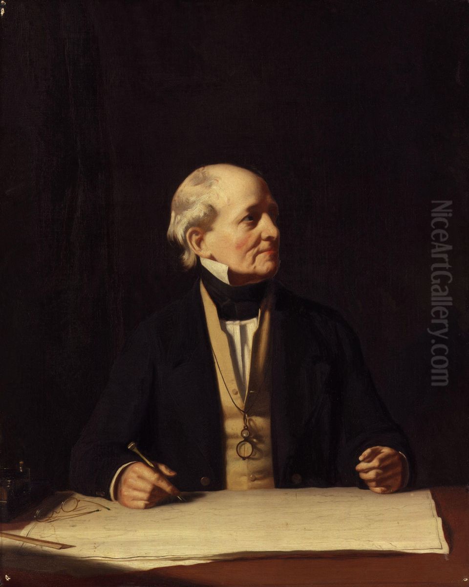 Sir Francis Beaufort Oil Painting by Pearce, Stephen