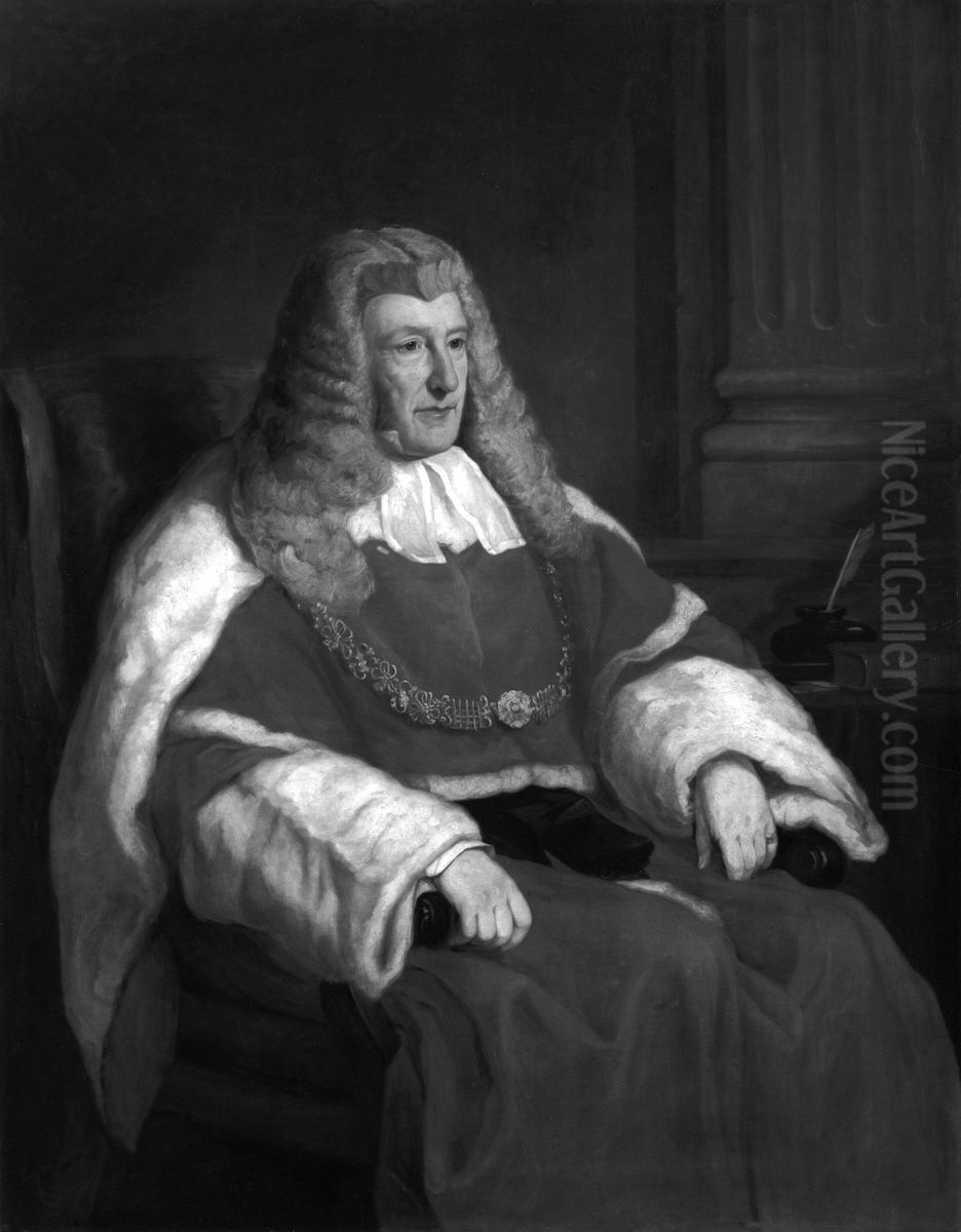 John Campbell, 1st Baron Campbell of St Andrews Oil Painting by Francis Grant