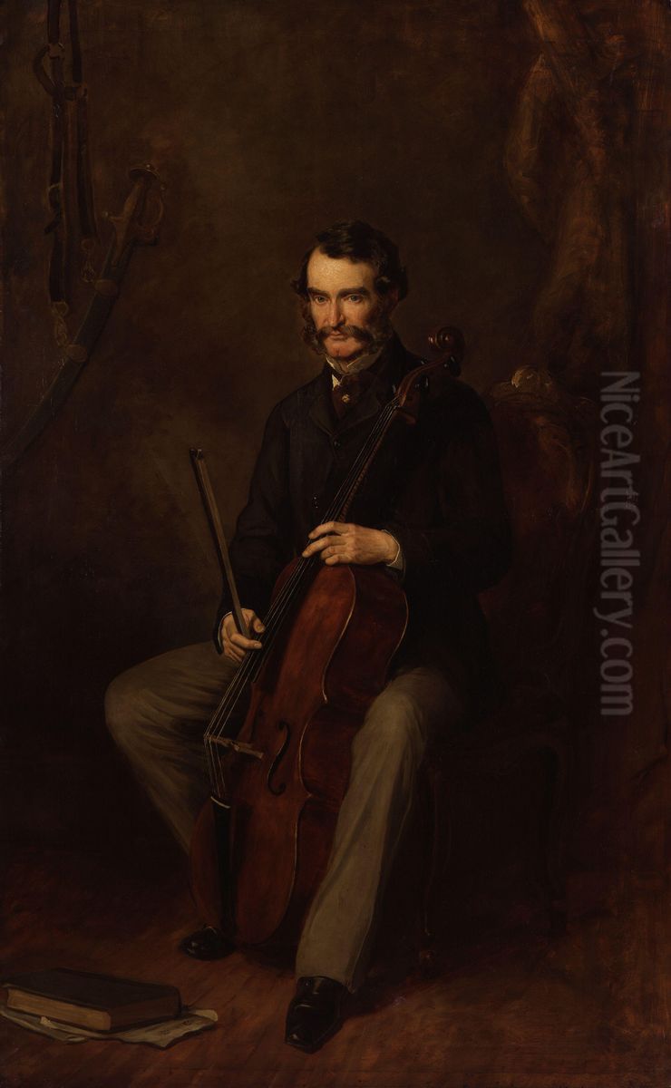 Sir James Hope Grant Oil Painting by Francis Grant