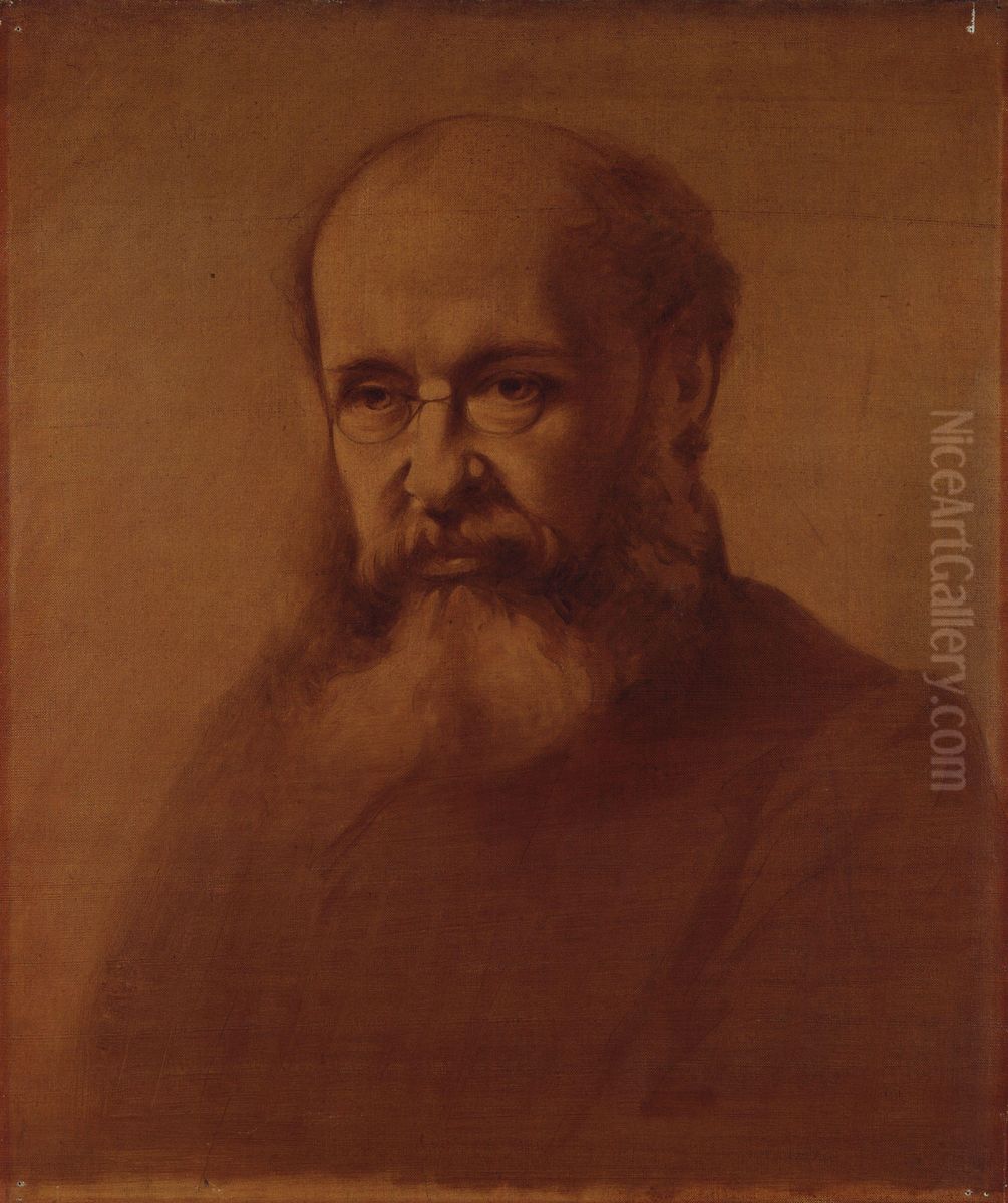 Anthony Trollope Oil Painting by Samuel Laurence