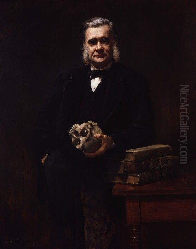 Thomas Henry Huxley Oil Painting by Collier, John