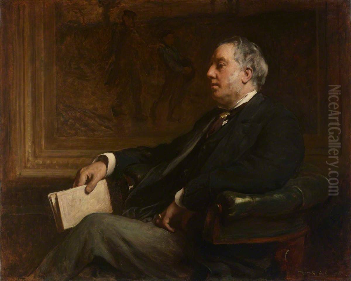 Sir William Agnew (1825-1910), 1st Bt Oil Painting by Francis Montague Holl