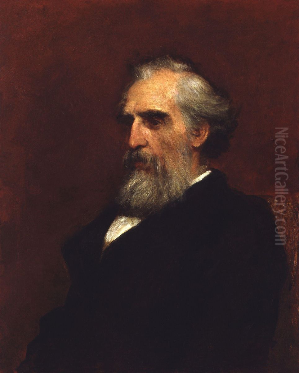 John Passmore Edwards Oil Painting by George Frederic Watts