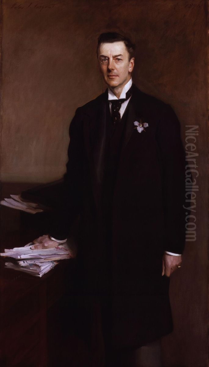 Joseph ('Joe') Chamberlain Oil Painting by John Singer Sargent