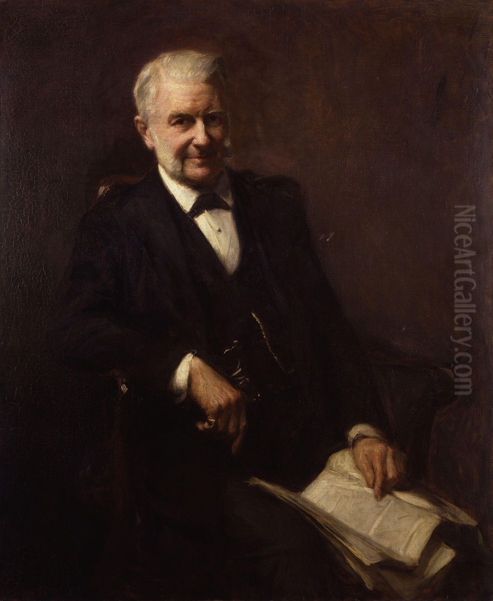 Sir Frederick Augustus Abel, 1st Bt Oil Painting by Frank Bramley