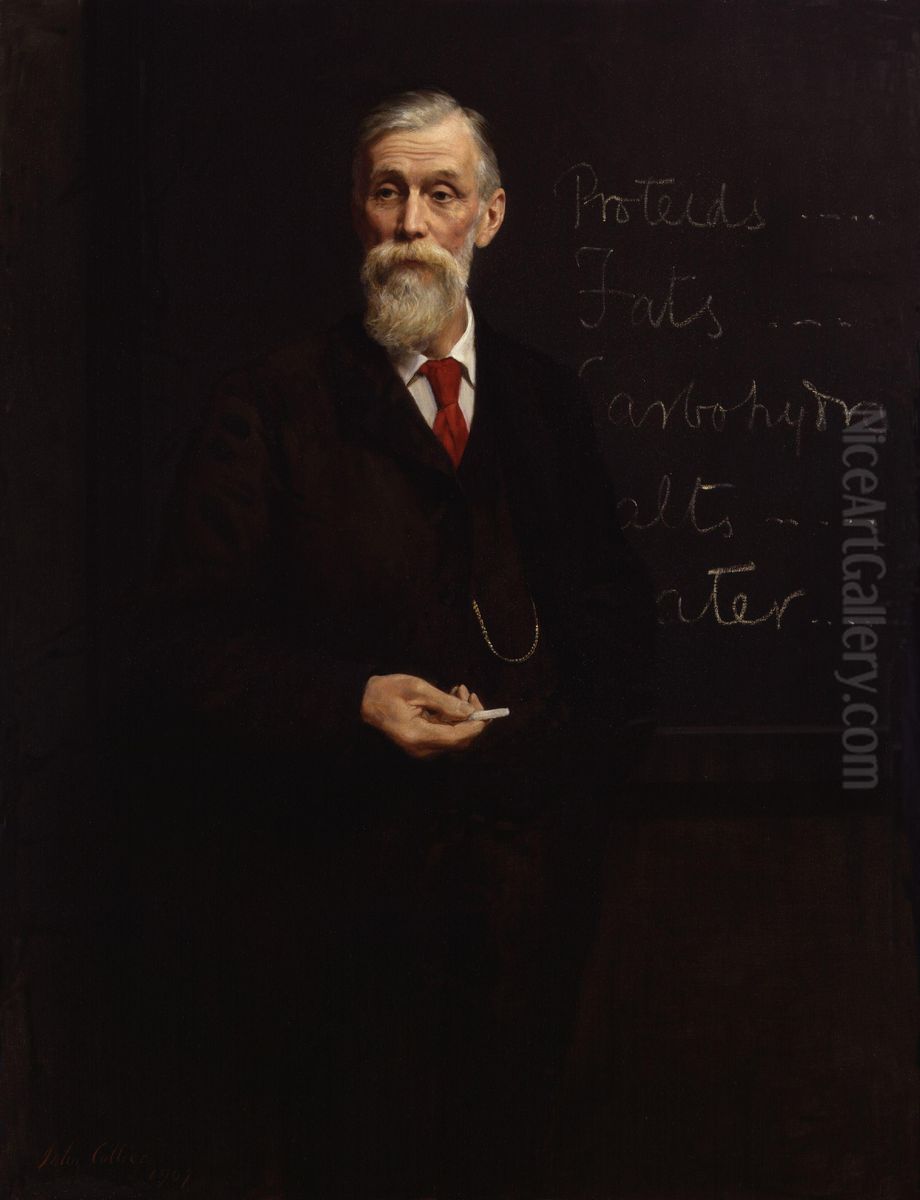 Sir Michael Foster Oil Painting by Collier, John