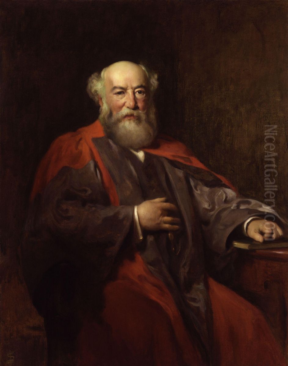 Ludwig Mond Oil Painting by Solomon Joseph Solomon