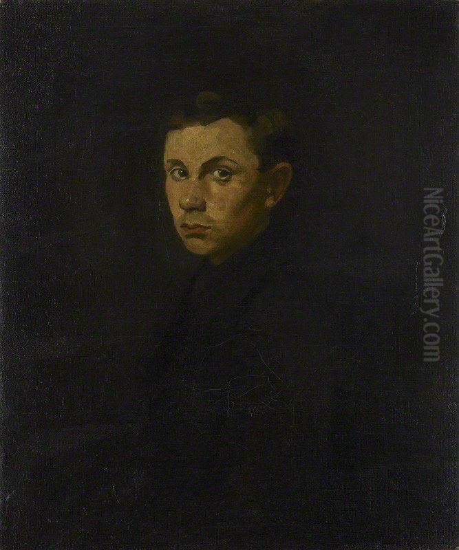 Ben Nicholson Oil Painting by Mabel Pryde