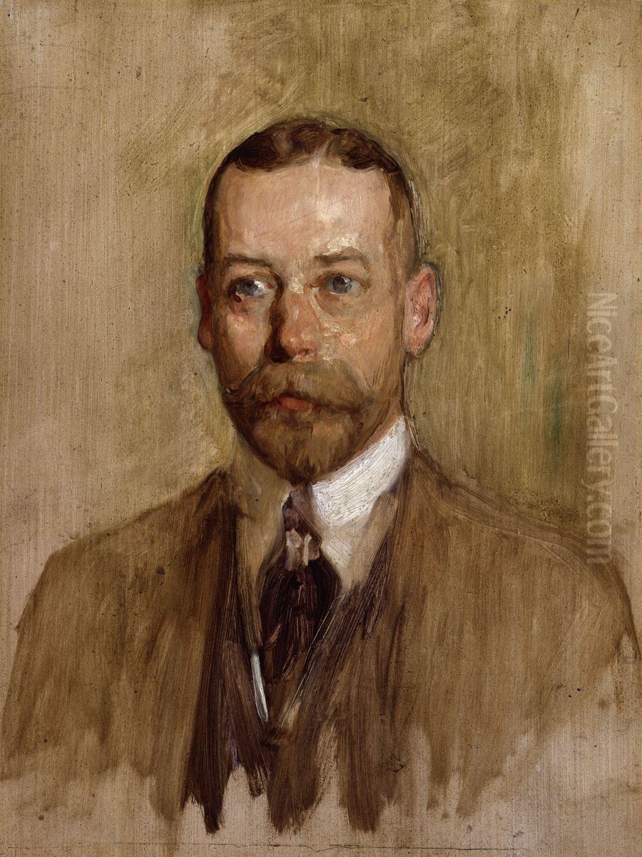 King George V Oil Painting by Solomon Joseph Solomon