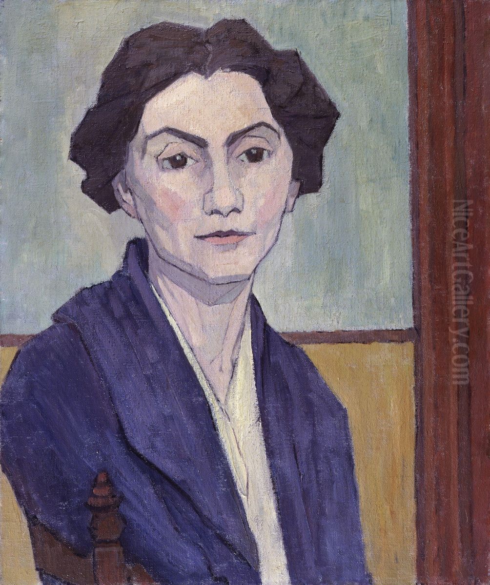 Stanislawa Bevan, nee de Karlowska Oil Painting by Robert Bevan