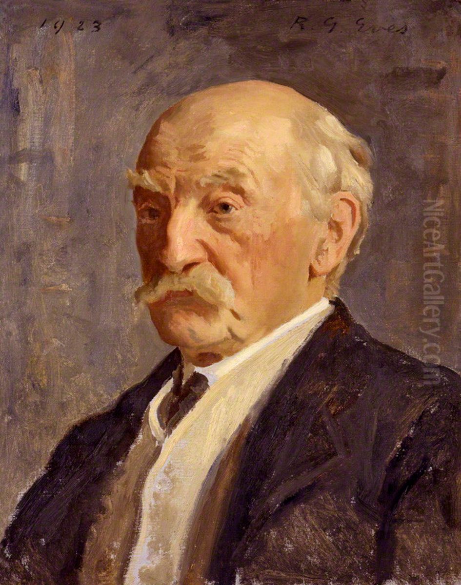 Thomas Hardy Oil Painting by Reginald Grenville Eves