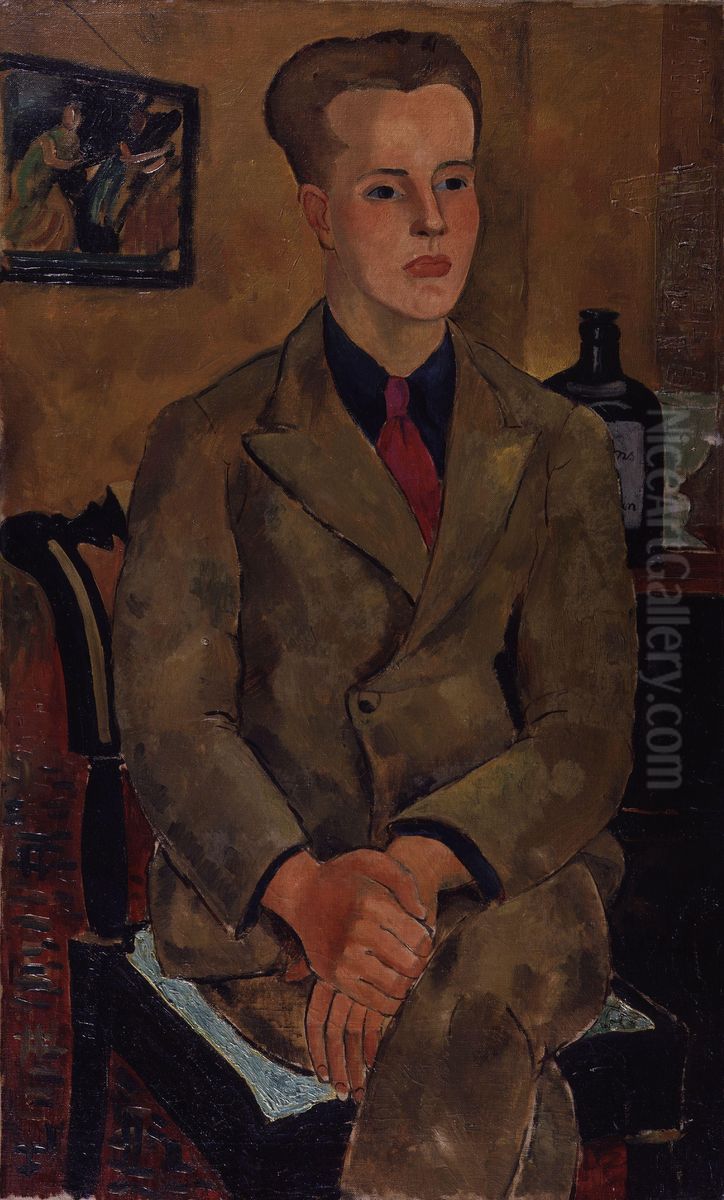 Constant Lambert Oil Painting by Christopher Wood