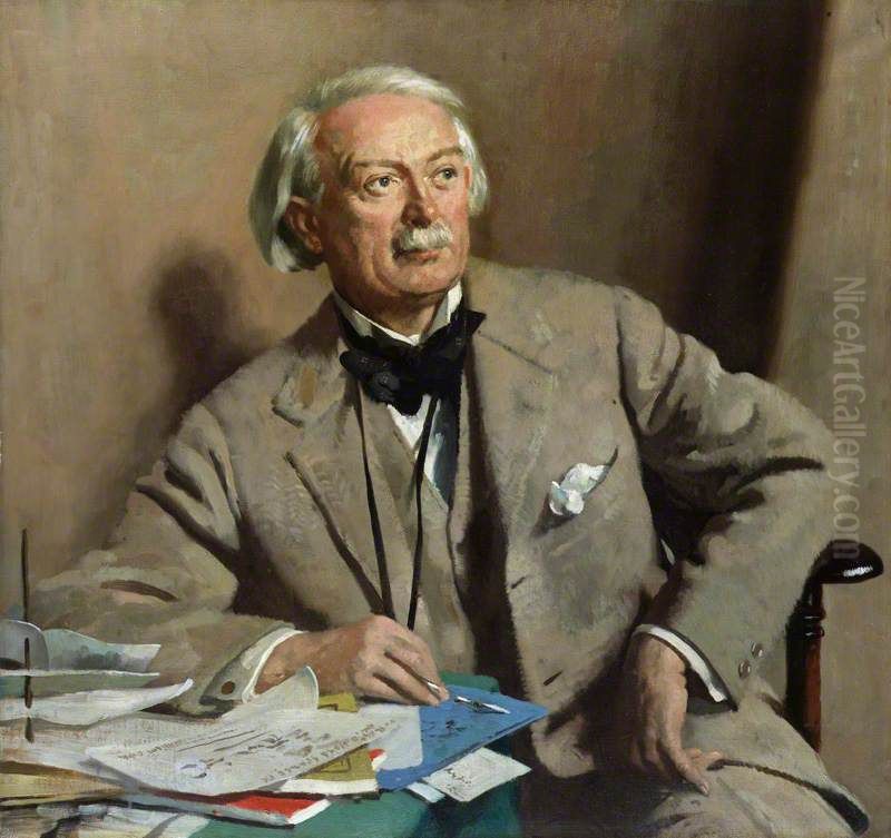David Lloyd George, 1st Earl Lloyd-George Oil Painting by William Orpen