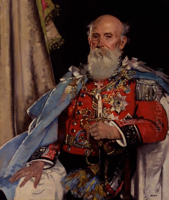 Reginald Brabazon, 12th Earl of Meath Oil Painting by William Orpen