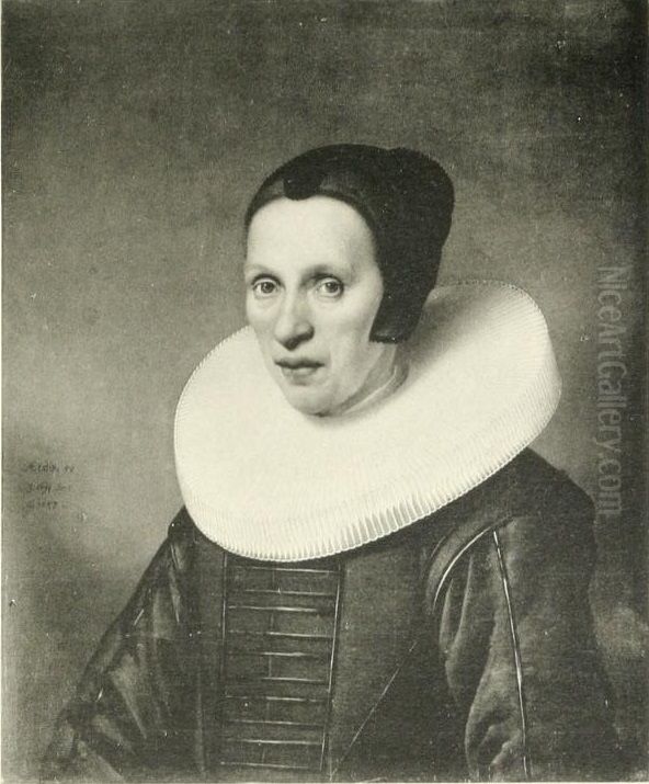 Portrait of Adriana Passier Oil Painting by Jacob Gerritsz. Cuyp