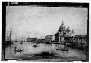 De ingang van het Canal Grande met de Santa Maria della Salu