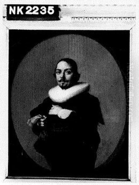 Portret van een man Oil Painting by Hendrik Gerritsz Pot