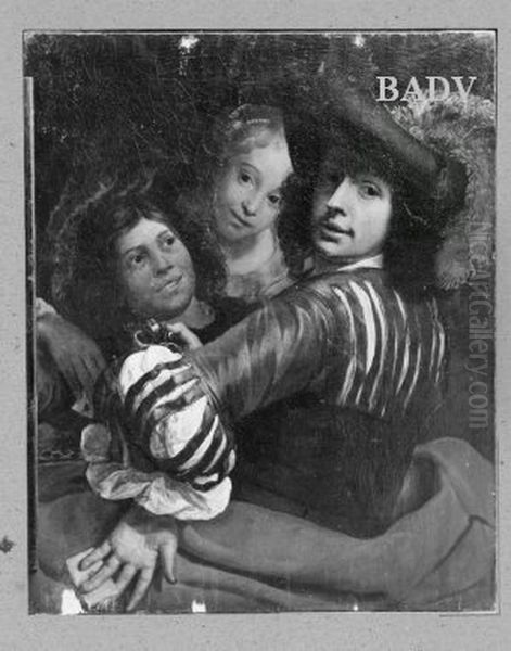 Vrolijke jongeman Oil Painting by Jan de Baen