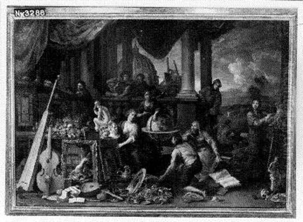 art and science Oil Painting by David Teniers the Younger