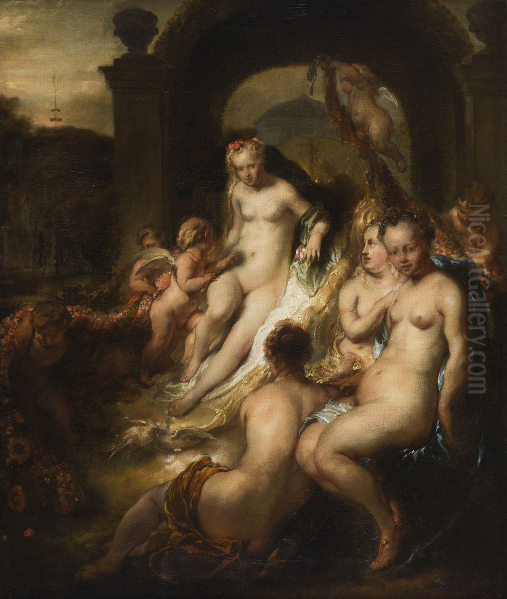 mythological scene Oil Painting by Jan van Noordt
