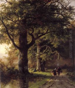 Promeneurs en foret