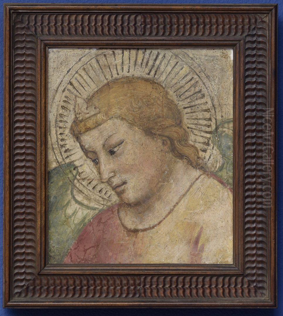 Kop van een engel Oil Painting by Mariotto Di Nardo