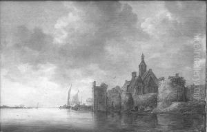 River Landscape with Church