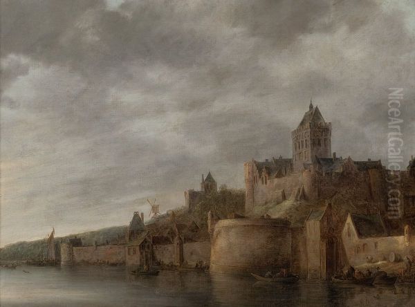 unleserlich Oil Painting by Jan van Goyen
