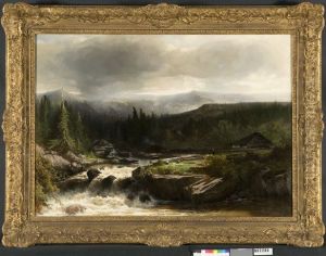 Mountain landscape in Norway