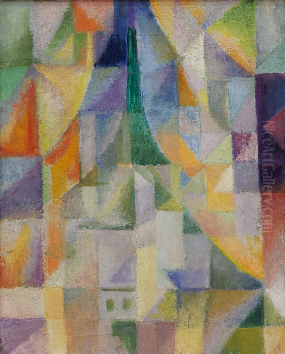 The Window Oil Painting by Robert Delaunay