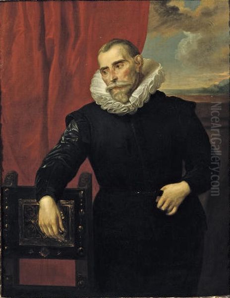 Portrait of a Man Oil Painting by Sir Anthony Van Dyck
