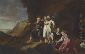 Portrait historie of Moses and Aaron beholding the promised land, 1633