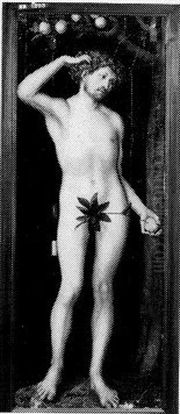 Adam Oil Painting by Lucas Cranach the Elder