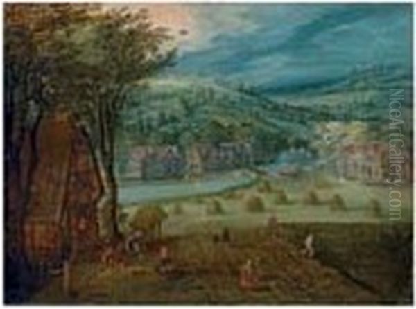 July Oil Painting by Hermann Goring Collection