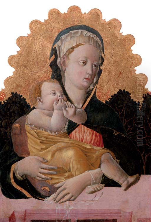 Madonna mit dem Kind Oil Painting by Francesco Squarcione