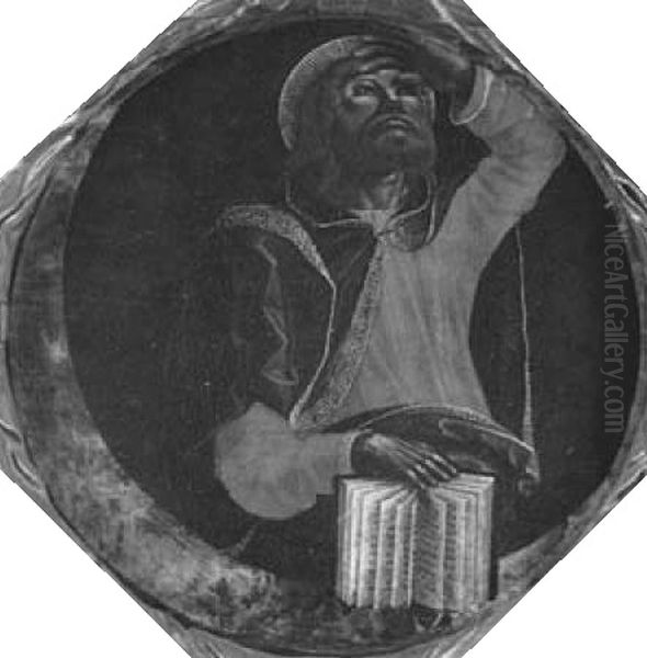 Kirchenvater Oil Painting by Bernardino Butinone