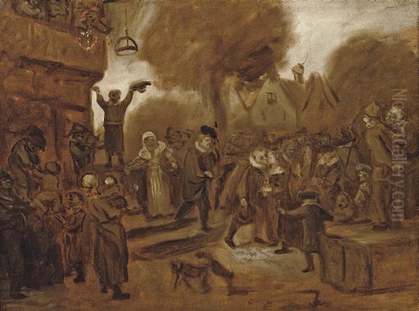 Bauernhochzeit Oil Painting by Jan Steen