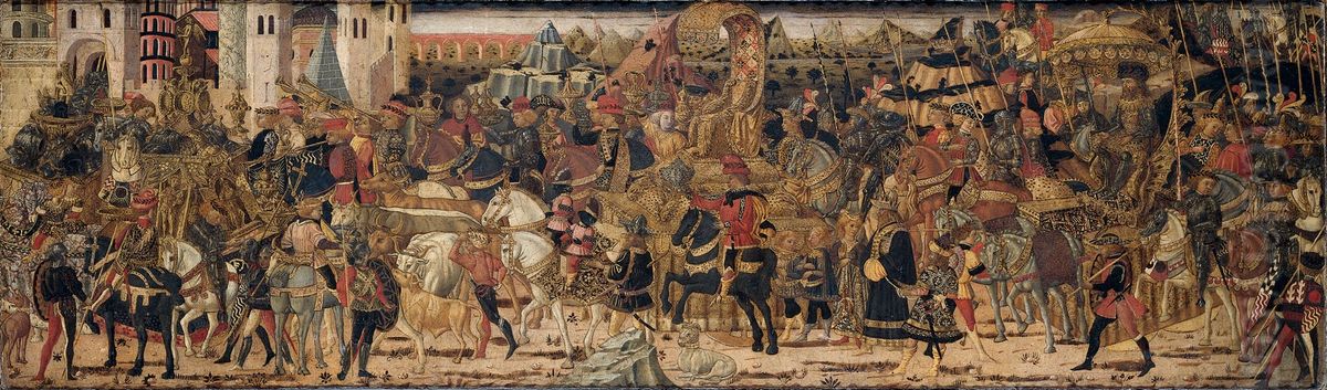 The Triumph of Aemilius Paulus after the Battle of Pydna Oil Painting by Master of the Battle of Anghiari