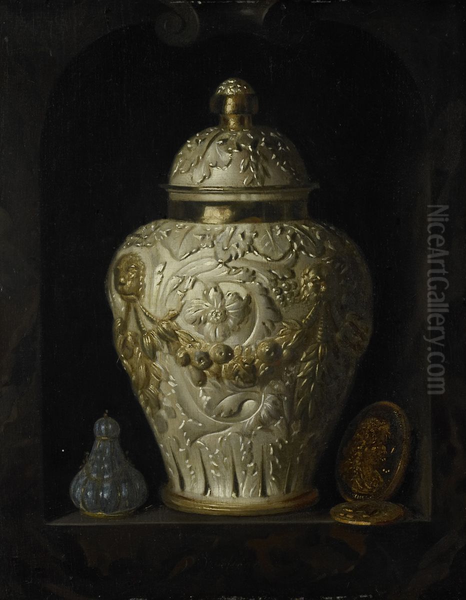Still Life with a Ginger Pot Oil Painting by Pieter Gerritsz van Roestraten
