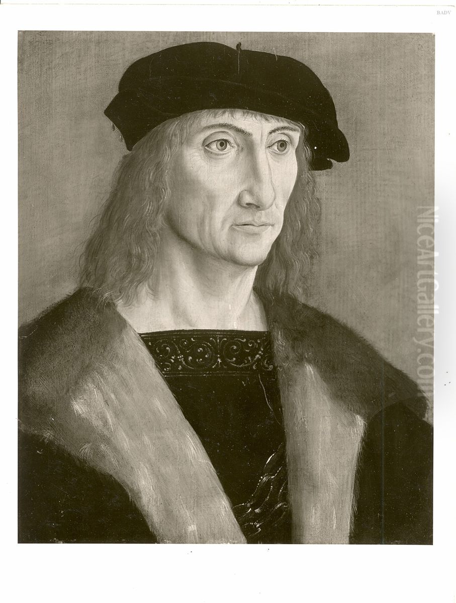 Nurnberger Mannerbildnis mit Mutze Oil Painting by Fuhrermuseum
