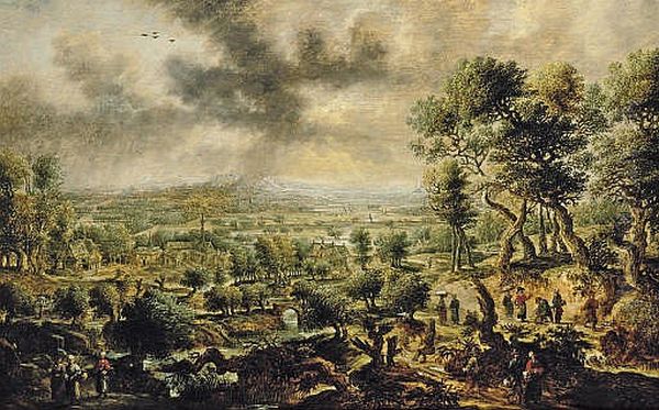 Landschaft Oil Painting by (studio of) Rubens, Peter Paul