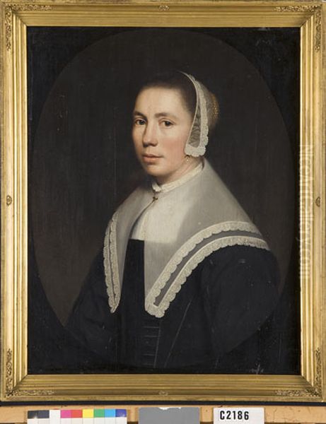 Petronella de Veth (overl.1684). Echtgenote van Barthout Regenboog Oil Painting by Pieter Nason