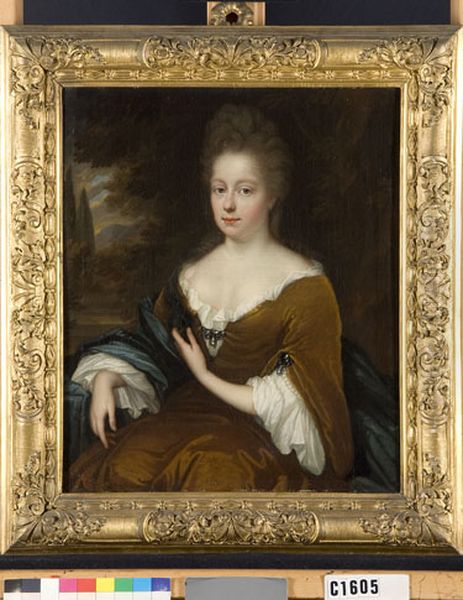 Cornelia Hoffer (1673-1699). Echtgenote van Pieter Kemp Oil Painting by Johannes van Haensbergen
