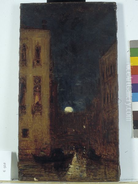 Avond in Venetie Oil Painting by Felix Ziem