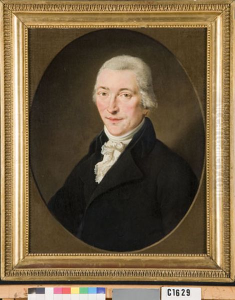 David le Jolle (1757-1823) Oil Painting by Adriaan de Lelie