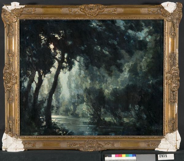 La Riviere (Nuit d'Ete) Oil Painting by Francois Cachoud