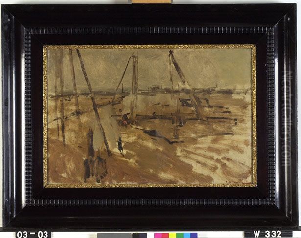 Heiwerk Oil Painting by George Hendrik Breitner