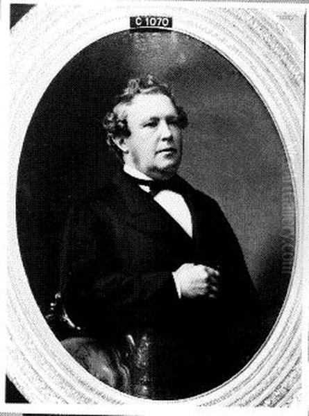 Portrait of W.H.J. Cambier van Nooten (1810-1884) Oil Painting by Johan Heinrich Neuman